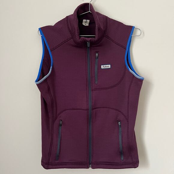 Fayettechill Outerwear LO Fleece Polartec Vest in Plum Size S - Picture 2 of 16